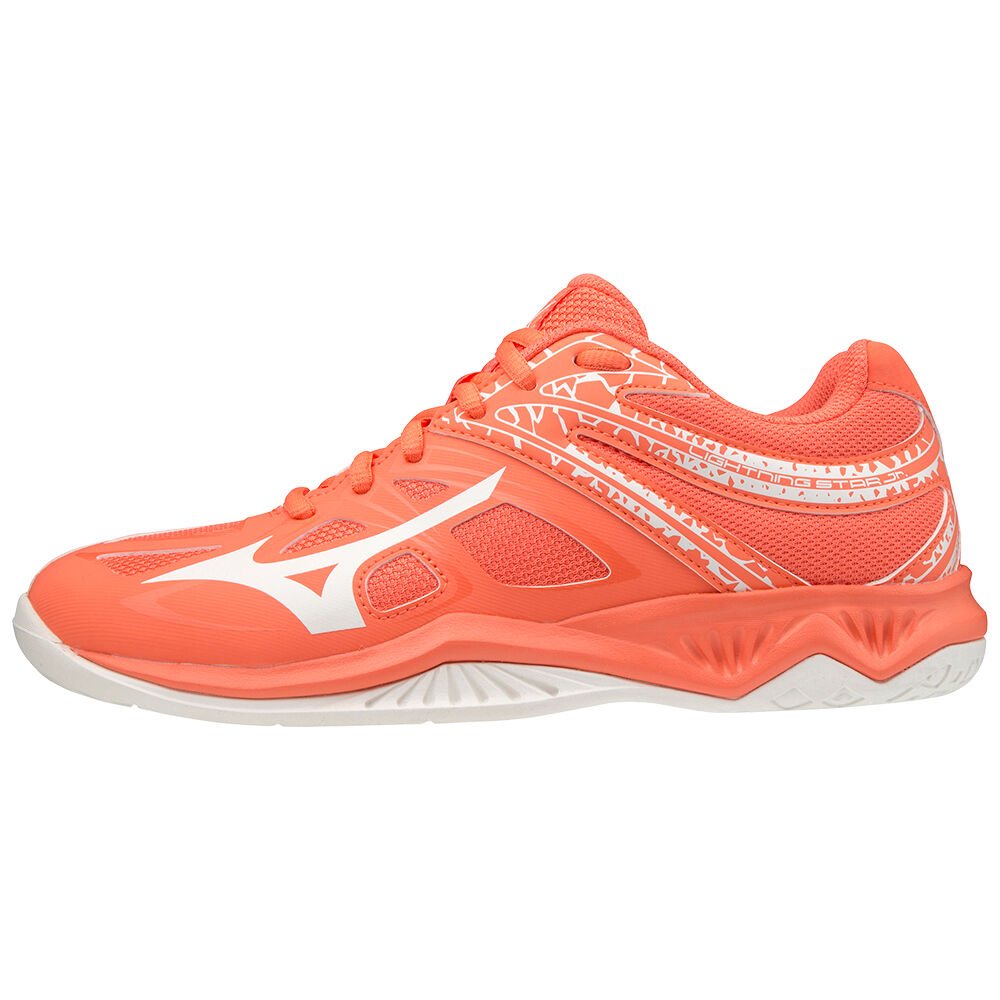 Mizuno Women's Lightning Star Z5 Volleyball Shoes Coral/white/Coral (V1GD190359-QMY)